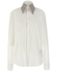 Balmain - Jewel Collar Shirt Shirt, Blouse - Lyst