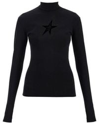 Mugler - Long-Sleeved Star Top For - Lyst