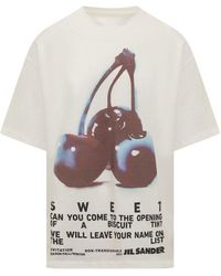 Jil Sander - Crewneck T-shirt - Lyst