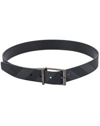 Burberry - Reversible Checked Buckle Belt - Lyst