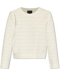 Emporio Armani - Monogrammed Sweatshirt, - Lyst