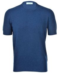 Gran Sasso - Crewneck Ribbed T-Shirt - Lyst