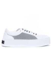 Moschino - Mesh Panelled Sneakers - Lyst
