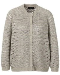 Fabiana Filippi - Sequin-Embellished Open-Knit Cardigan - Lyst