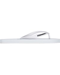dsquared flip flops mens