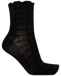 Ganni - Ruffled Socks, - Lyst