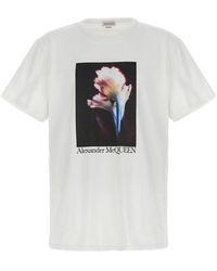 Alexander McQueen - Printed T-shirt - Lyst