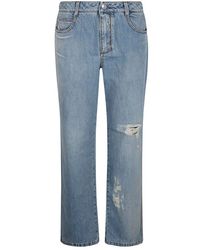 Ermanno Scervino - Straight Leg 5 Pockets Jeans - Lyst