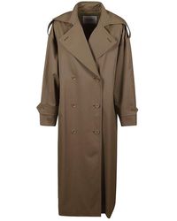 Max Mara - Button-up Trench Coat - Lyst