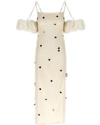 Jacquemus - La Robe Chouchou Slip Dress With Detachable Sleeves - Lyst
