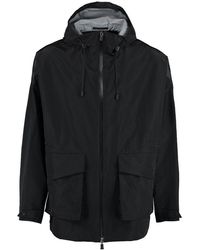 Herno - Hooded Techno Fabric Raincoat - Lyst
