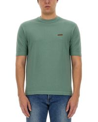 ZEGNA - T-Shirt With Logo - Lyst