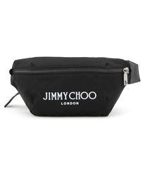 Jimmy Choo - Finsley Logo Patch Belt Bag - Lyst