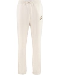 Axel Arigato Single Bee Bird Stretch Cotton Track-pants - Natural