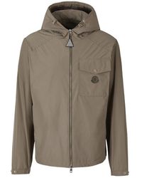 Moncler - Fuyue Logo Patch Zip-up Jacket - Lyst