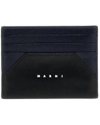 Marni - Logo Leather Card Holder Wallets, Card Holders - Lyst
