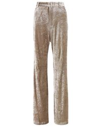 Balenciaga - Wide-leg Chenille Trousers - Lyst