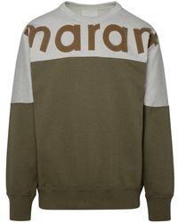 Isabel Marant - Howley Two-color Cotton Sweatshirt - Lyst