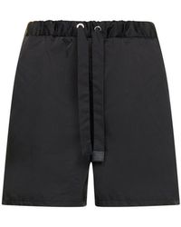 Femme Vêtements Shorts Mini shorts Short à taille haute Moncler en coloris Noir 