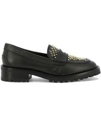 Jimmy Choo - Deanna Embellished Loafers - Lyst