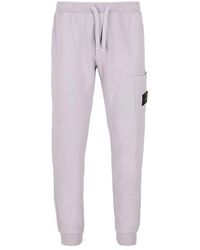 Stone Island - Compass Patch Track Pants - Lyst
