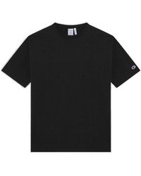 Champion - Logo Patch Crewneck T-Shirt - Lyst