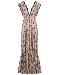 Etro - Paisley-print Sleeveless Maxi Dress - Lyst