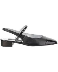 CAREL PARIS - Oceano Buckled Slingback Flat Shoes - Lyst
