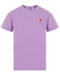 COMME DES GARÇONS PLAY - Cotton T-shirt Tshirt - Lyst
