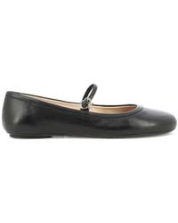 Gianvito Rossi - Carla Buckle-Strap Ballerina Shoes - Lyst