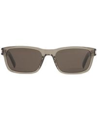 Saint Laurent - Sl 662 Rectangular Frame Sunglasses - Lyst