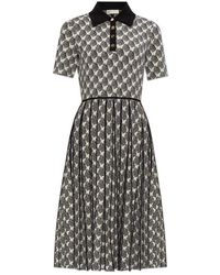 Tory Burch - Patterned Polo Dress - Lyst