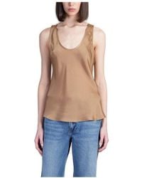 Anine Bing - Lea Sleeveless Tank Top - Lyst