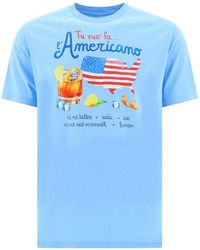 Mc2 Saint Barth - "americano Drink" T-shirt - Lyst