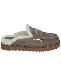 Ash - Genda Textured Slippers - Lyst