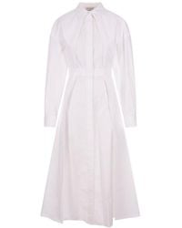 McQueen - Long Shirt Dress - Lyst