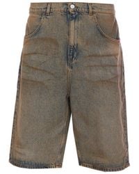 AMISH - Casual Denim Shorts - Lyst