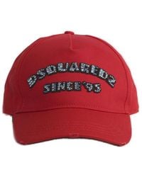 DSquared² - Logo Embellished Baseball Cap - Lyst