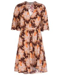 L'Autre Chose - Floral Printed Mini Dress - Lyst