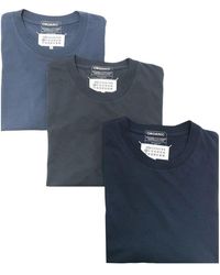 Maison Margiela - 3-pack Organic Jersey T-shirts - Lyst