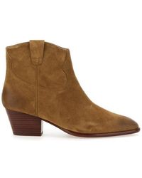 Ash - Pointed-toe Side-zip Ankle Boots - Lyst