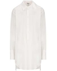Loewe - Shirt Dress In Cotton - Lyst
