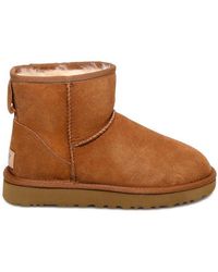 UGG Classic Heritage Mini Ii Sheepskin-lined Suede Boots - Brown