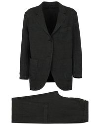 Aspesi - Linen Two-piece Suit - Lyst