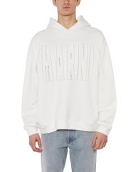 Marni - Cotton Sweatshirt With Hood - Lyst