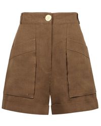 LeKasha - Button Detailed Shorts - Lyst