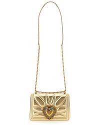 Dolce & Gabbana - Medium Quilted Devotion Bag - Lyst