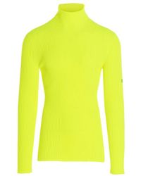 Martine Rose Ribbed Turtleneck Sweater - Yellow