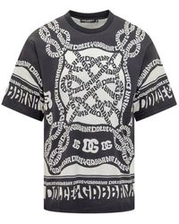 Dolce & Gabbana - Printed T-shirt, - Lyst