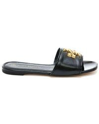 Tory Burch - Eleanor Leather Slides - Lyst